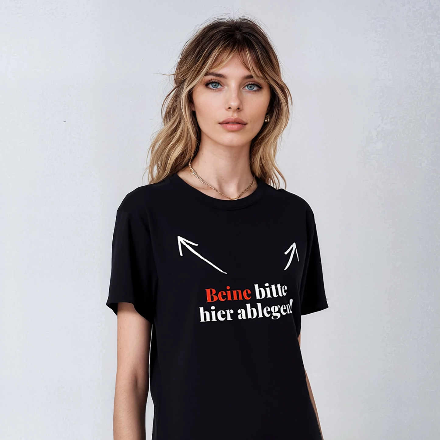 Lustiges T-Shirt | Geschenkidee | Beine bitte hier ablegen  | 2